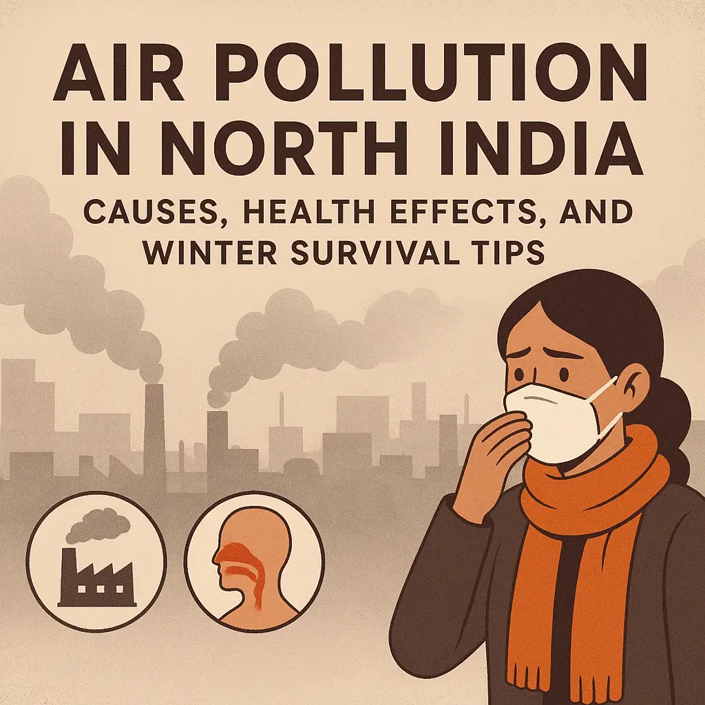 Air Pollution in North India: Causes, Health Effects, and Winter Survival Tips