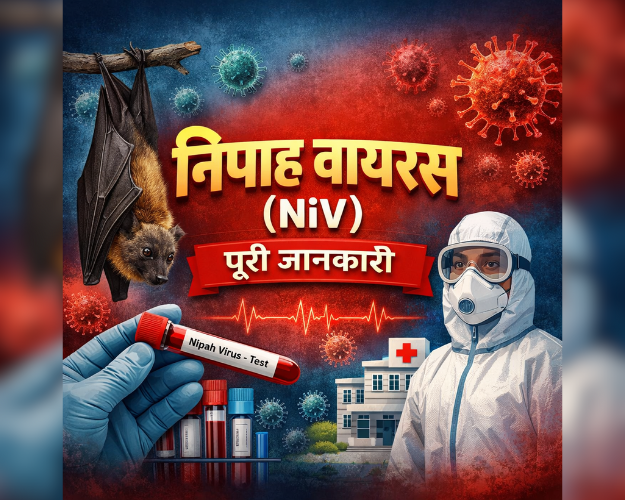 निपाह वायरस (NiV) पूरी जानकारी — लक्षण, बचाव, जोखिम और सावधानियाँ